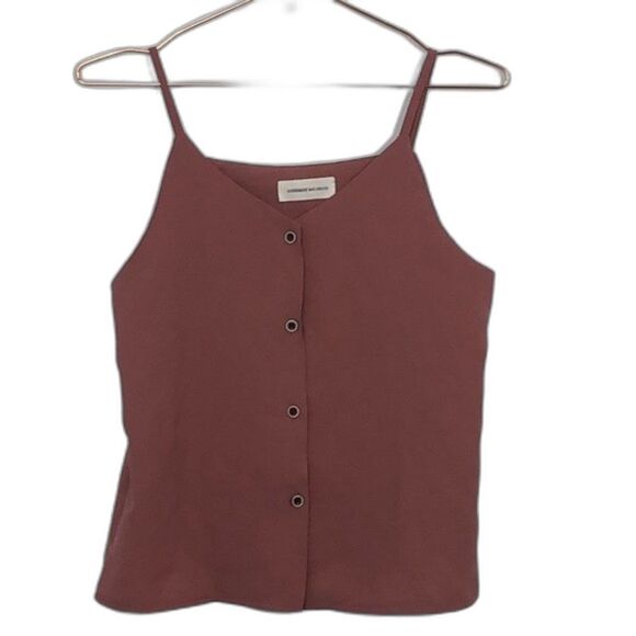Goodnight Macaroon Mauve Pink Button Down Camisole New Condition Small - Picture 2 of 6